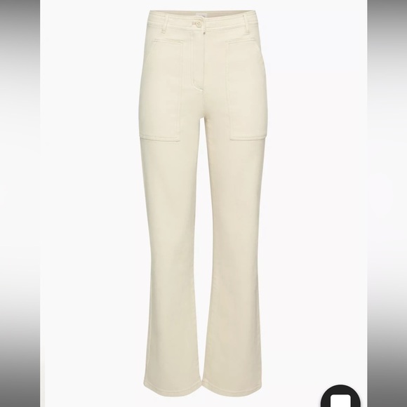 Aritzia Modern Utility Pant Birch White - Picture 3 of 3